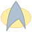 Símbolo de Star Trek Nova Geração icon