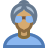 Person Old Female Skin Type 5 icon