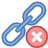 Excluir link icon