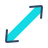Redimensionner en diagonal icon