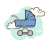 Baby Stroller icon