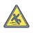 미끄러운 바닥 표시 icon