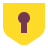Escudo com fechadura icon