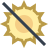 Non esporre alla luce solare icon