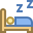 睡在床 icon