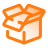 열린 배달 된 상자 icon