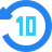 Reculer de 10 icon