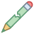 Gebrochener Bleistift icon