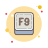 F9 Key icon