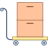 Mit Handwagen Transportieren icon