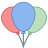 파티 baloons에 icon