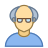 Person Old Male Skin Type 3 icon