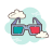 Lunettes 3D icon