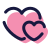 Dos corazones icon