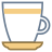 Espresso taza llena icon