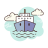 Wassertransportweg icon