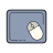 tappetino per mouse icon