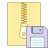 Zip-Archiv speichern icon