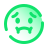 Übelkeit-Gesicht-Symbol icon