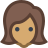 Mujer de usuario Tipo de piel 5 icon
