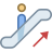 Rolltreppe nach oben icon