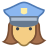 Poliziotto donna icon