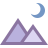 Paisagem noturna icon