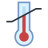 Sensível à temperatura icon