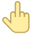 Obscene gesture icon