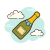 Champagne Bottle icon