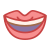 Bouche souriante icon