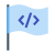 Programmier-Flag icon