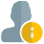 Information of an online user i button placement icon