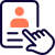 Online access of employee id - touch screen icon