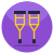 Crutches icon