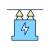 Power Transformer Blue And Yellow icon