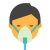 Masque d&#39;oxygène du patient icon