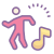 Dancing icon