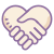 Handshake Heart icon