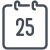 Calendário 25 icon