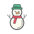 Boneco de neve icon