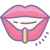 Lippenpiercing icon