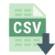Exporter CSV icon