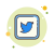 Twitter im Quadrat icon