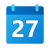 Calendar 27 icon