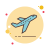 Avião decolando icon