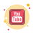 YouTube encadré icon