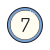 7 в кружке icon