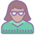 School Director Female Skin Type 5 icon