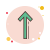 긴 화살표 위로 icon